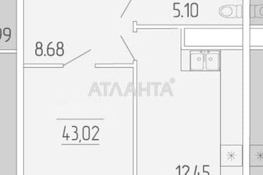 1-room apartment apartment by the address st. Krasnova (area 43 m²) - Atlanta.ua - photo 23