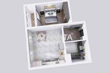 1-room apartment apartment by the address st. Zhabotinskogo Proletarskaya (area 51,3 m²) - Atlanta.ua - photo 30