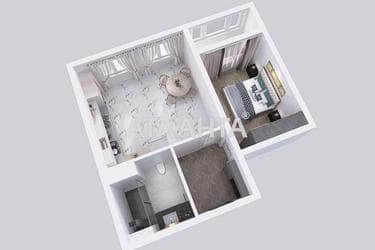 1-room apartment apartment by the address st. Zhabotinskogo Proletarskaya (area 51,3 m²) - Atlanta.ua - photo 31