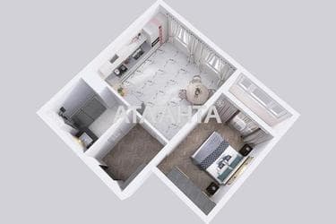 1-room apartment apartment by the address st. Zhabotinskogo Proletarskaya (area 51,3 m²) - Atlanta.ua - photo 32