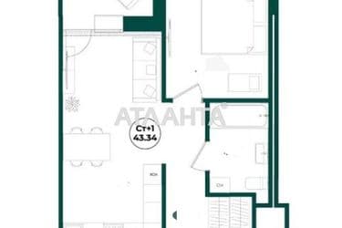 1-room apartment apartment by the address st. Sakharova (area 42 m²) - Atlanta.ua - photo 10