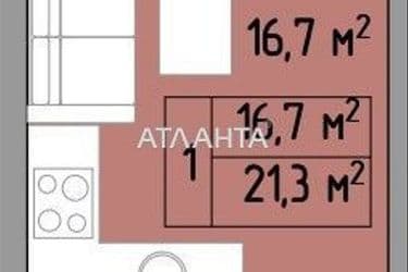 1-room apartment apartment by the address st. Nebesnoy Sotni pr Zhukova marsh pr Leninskoy iskry pr (area 21,3 m²) - Atlanta.ua - photo 23