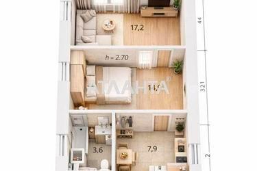 2-комнатная квартира по адресу ул. Ватутина ген. (площадь 37 м²) - Atlanta.ua - фото 20