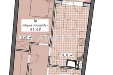 1-room apartment apartment by the address st. Kurortnyy per (area 44,5 m²) - Atlanta.ua - photo 18