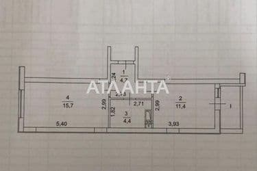 1-room apartment apartment by the address st. Odesskaya (area 39,6 m²) - Atlanta.ua - photo 16