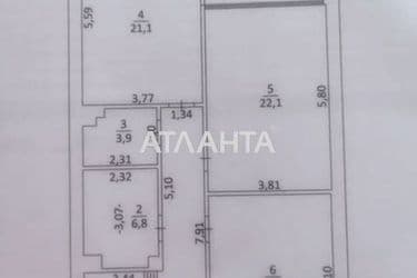 2-rooms apartment apartment by the address st. Repina (area 95 m²) - Atlanta.ua - photo 22