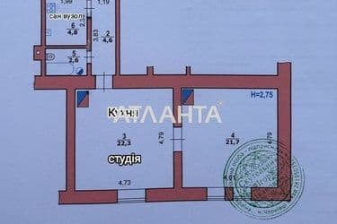 1-room apartment apartment by the address st. Gonchara Olesya (area 58,6 m²) - Atlanta.ua - photo 16
