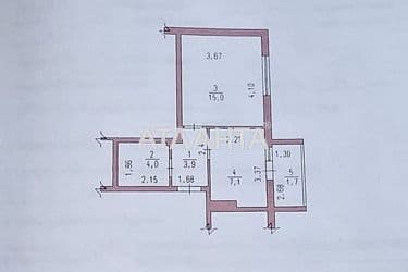 1-room apartment apartment by the address st. Evropeyskaya (area 31,7 m²) - Atlanta.ua - photo 17