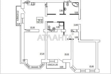 3-комнатная квартира по адресу ул. Литвака Бориса (площадь 140 м²) - Atlanta.ua - фото 22