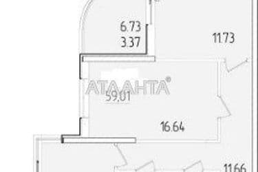 2-комнатная квартира по адресу ул. Краснова (площадь 59,4 м²) - Atlanta.ua - фото 8
