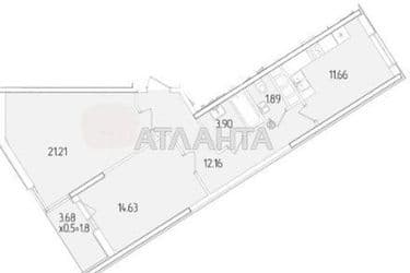 2-rooms apartment apartment by the address st. Krasnova (area 66,6 m²) - Atlanta.ua - photo 11