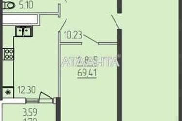 2-кімнатна квартира за адресою вул. Краснова (площа 69,6 м²) - Atlanta.ua - фото 14