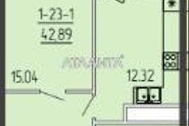 1-кімнатна квартира за адресою вул. Краснова (площа 43,2 м²) - Atlanta.ua - фото 12