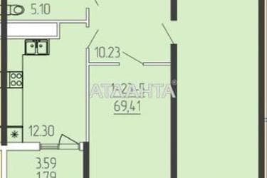 2-кімнатна квартира за адресою вул. Краснова (площа 69 м²) - Atlanta.ua - фото 12