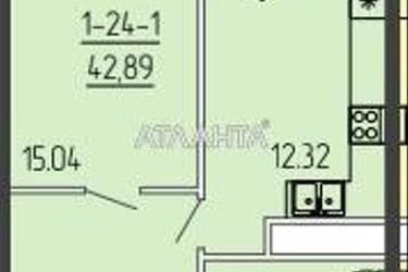 1-кімнатна квартира за адресою вул. Краснова (площа 43,1 м²) - Atlanta.ua - фото 12