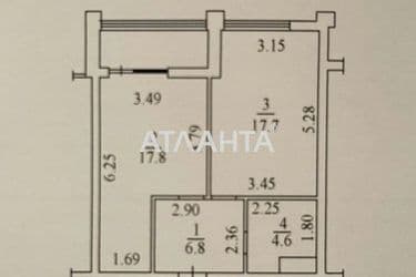 1-room apartment apartment by the address st. Franko Ivana (area 51 m²) - Atlanta.ua - photo 36