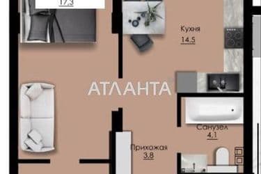 1-room apartment apartment by the address st. Marselskaya (area 44 m²) - Atlanta.ua - photo 14