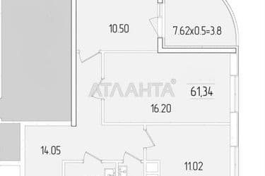 2-rooms apartment apartment by the address st. Krasnova (area 61,3 m²) - Atlanta.ua - photo 7