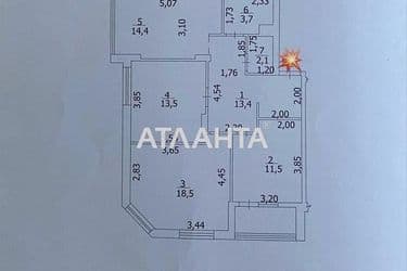 3-rooms apartment apartment by the address st. Nebesnoy Sotni pr Zhukova marsh pr Leninskoy iskry pr (area 80,5 m²) - Atlanta.ua - photo 18