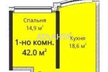 1-room apartment apartment by the address st. Gagarina pr (area 42 m²) - Atlanta.ua - photo 7