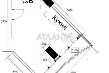 1-room apartment apartment by the address st. Gagarinskoe plato (area 31,3 m²) - Atlanta.ua - photo 6