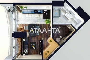 1-room apartment apartment by the address st. Gagarinskoe plato (area 31,3 m²) - Atlanta.ua - photo 8