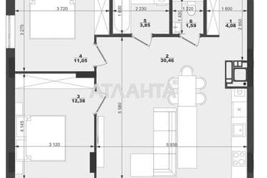 2-кімнатна квартира за адресою вул. Трильовського (площа 63,2 м²) - Atlanta.ua - фото 18
