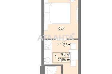 1-room apartment apartment by the address st. Nebesnoy Sotni pr Zhukova marsh pr Leninskoy iskry pr (area 26 m²) - Atlanta.ua - photo 28