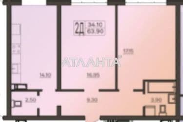 2-rooms apartment apartment by the address st. Marselskaya (area 65 m²) - Atlanta.ua - photo 22