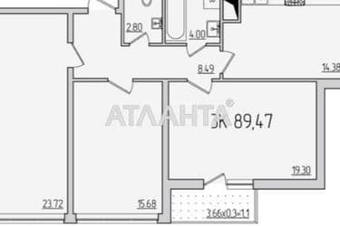 2-комнатная квартира по адресу ул. Генуэзская (площадь 89,4 м²) - Atlanta.ua - фото 24