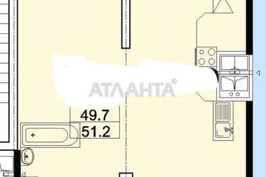 1-room apartment apartment by the address st. Topolinnyy per (area 51,2 m²) - Atlanta.ua - photo 19