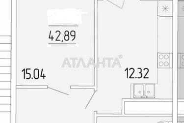 1-room apartment apartment by the address st. Krasnova (area 42,9 m²) - Atlanta.ua - photo 9