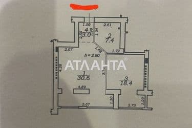1-комнатная квартира по адресу ул. Грушевского Михаила (площадь 59,4 м²) - Atlanta.ua - фото 24