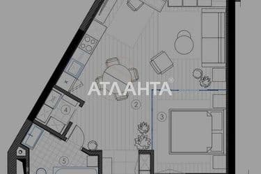 1-комнатная квартира по адресу ул. Каманина (площадь 45 м²) - Atlanta.ua - фото 48
