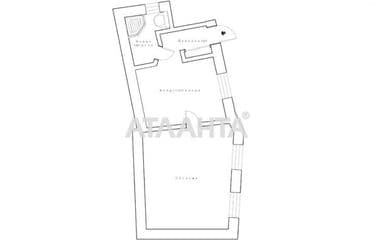 1-room apartment apartment by the address st. Valovaya ul (area 36,6 m²) - Atlanta.ua - photo 34
