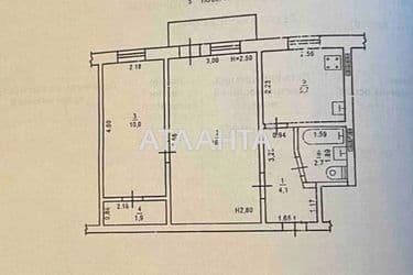 2-rooms apartment apartment by the address st. Chernyakhovskogo (area 41,8 m²) - Atlanta.ua - photo 12