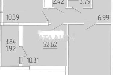 2-rooms apartment apartment by the address st. Krasnova (area 52,7 m²) - Atlanta.ua - photo 16