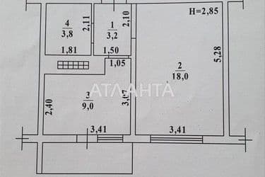 1-room apartment apartment by the address st. Lyustdorfskaya dor Chernomorskaya dor (area 34,3 m²) - Atlanta.ua - photo 26