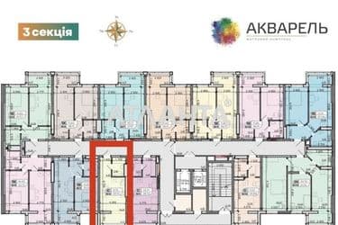 1-комнатная квартира по адресу ул. Вильямса ак. (площадь 24,7 м²) - Atlanta.ua - фото 11
