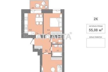 2-комнатная квартира по адресу ул. Садовая (площадь 55,1 м²) - Atlanta.ua - фото 9
