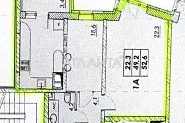 1-room apartment apartment by the address st. Prokhorovskaya Khvorostina (area 52,6 m²) - Atlanta.ua - photo 17