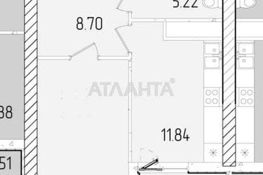 1-кімнатна квартира за адресою вул. Краснова (площа 41,5 м²) - Atlanta.ua - фото 13
