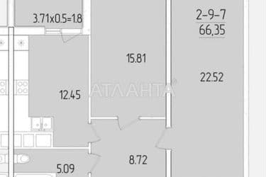 2-rooms apartment apartment by the address st. Krasnova (area 66,4 m²) - Atlanta.ua - photo 12