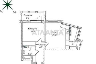 1-room apartment apartment by the address st. Paustovskogo (area 57,7 m²) - Atlanta.ua - photo 10