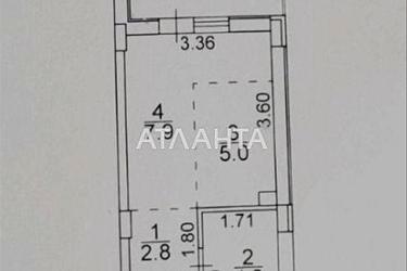 1-комнатная квартира по адресу ул. Бочарова ген. (площадь 22 м²) - Atlanta.ua - фото 18