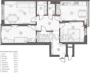 3-rooms apartment apartment by the address st. Vladimira Velikogo (area 92,2 m²) - Atlanta.ua - photo 72