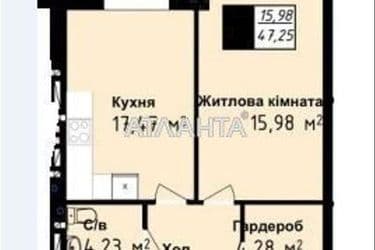 1-room apartment apartment by the address st. Sakharova (area 44,8 m²) - Atlanta.ua - photo 10