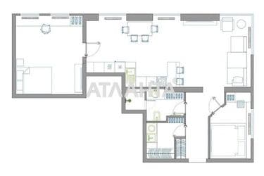2-rooms apartment apartment by the address st. Gagarinskoe plato (area 77,1 m²) - Atlanta.ua - photo 19