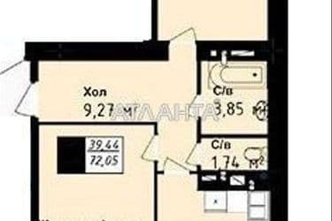 2-rooms apartment apartment by the address st. Sakharova (area 72,6 m²) - Atlanta.ua - photo 14