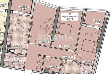 3-rooms apartment apartment by the address st. Kurortnyy per (area 92,5 m²) - Atlanta.ua - photo 7